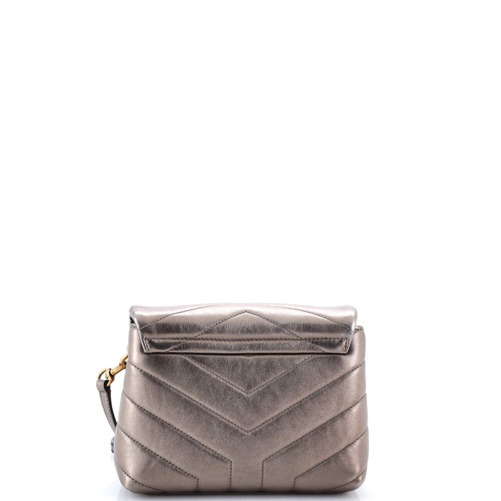 Saint Laurent Toy Loulou Shoulder Bag Matelasse Chevron Leather - Picture 3 of 6
